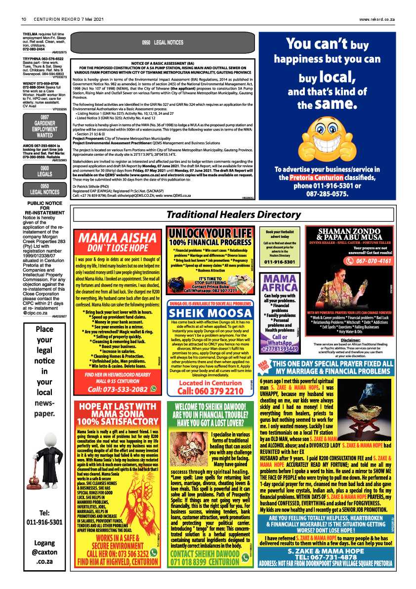 Rekord Centurion 7 May 2021 page 10