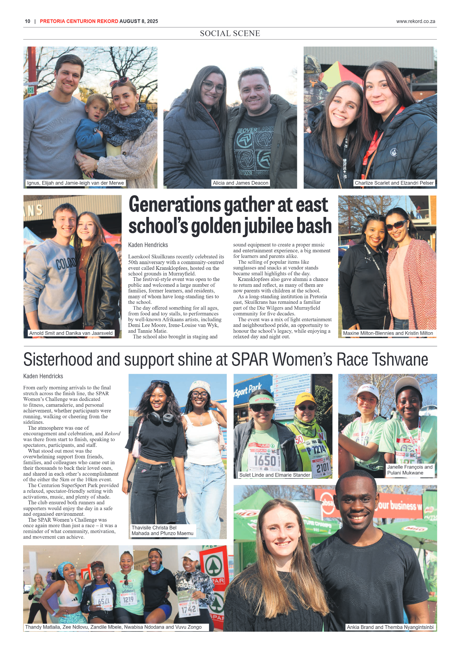 Rekord Centurion 8 August 2025 page 10