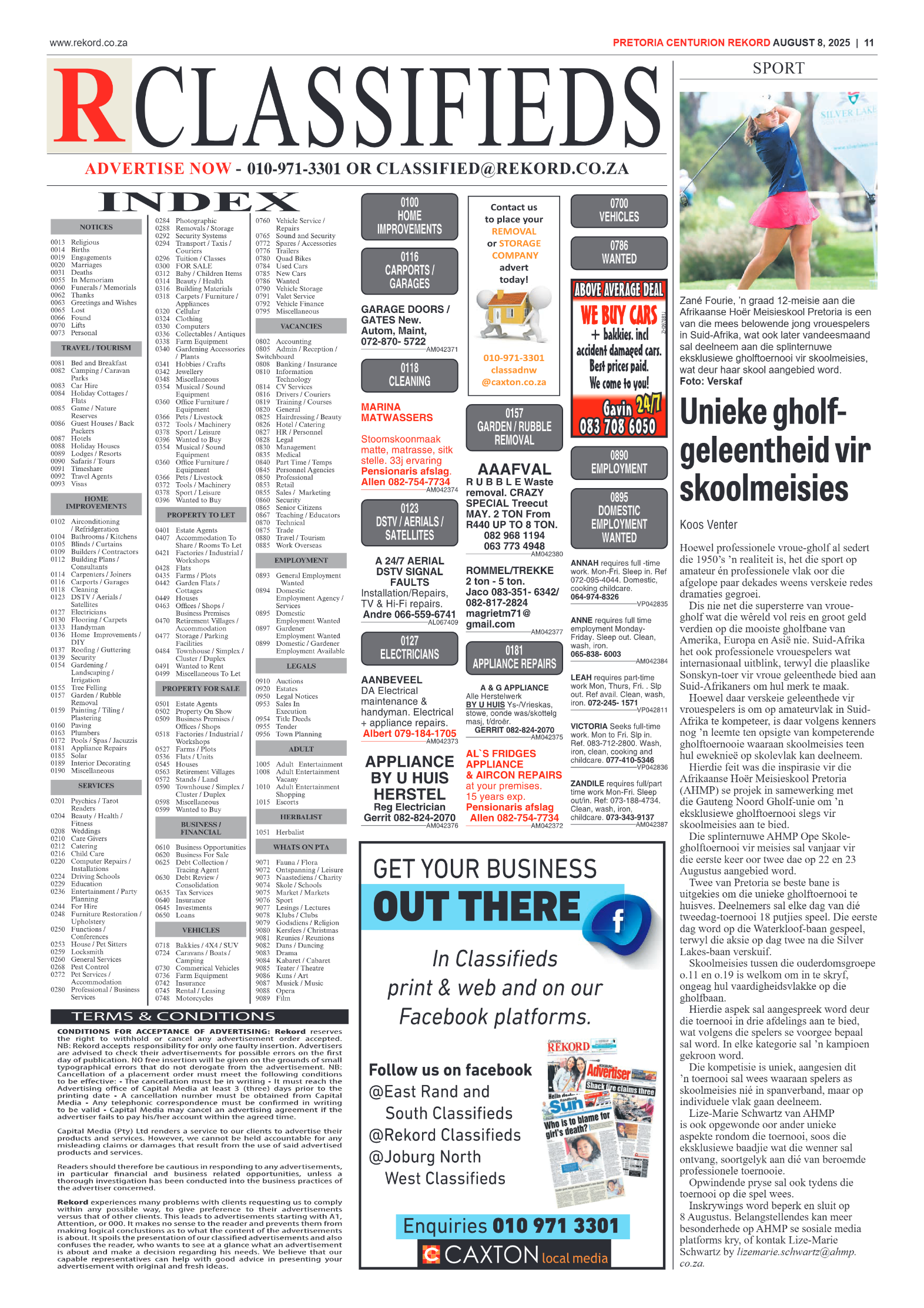 Rekord Centurion 8 August 2025 page 11