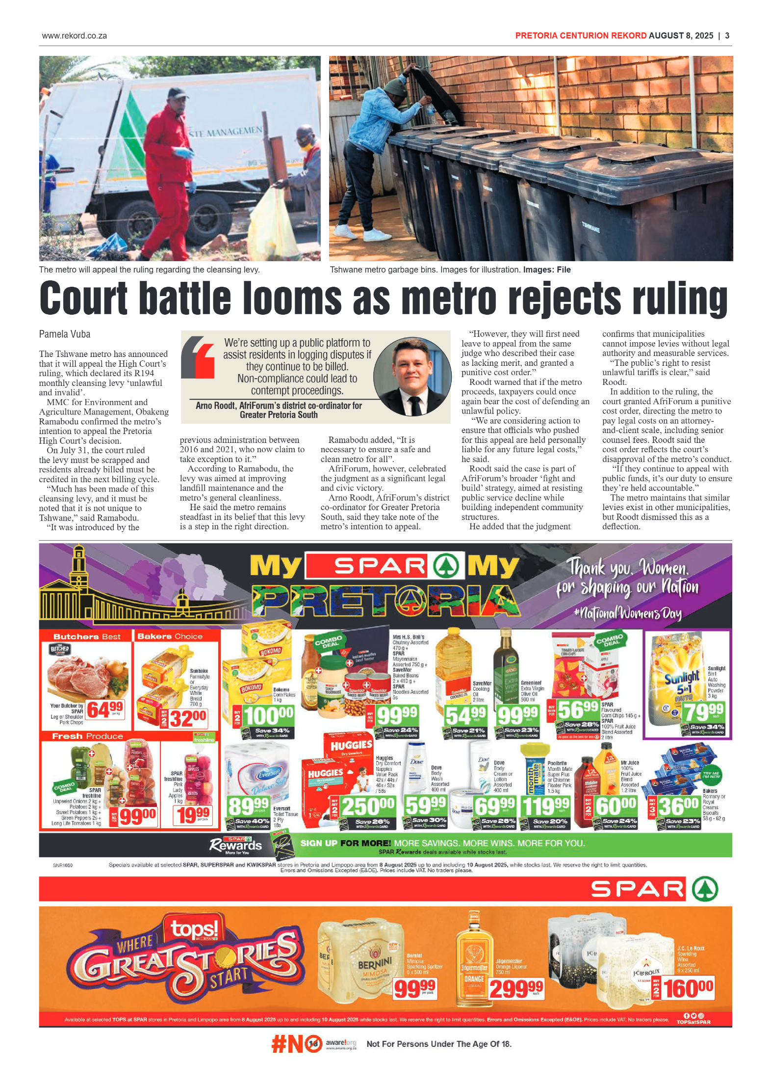 Rekord Centurion 8 August 2025 page 3
