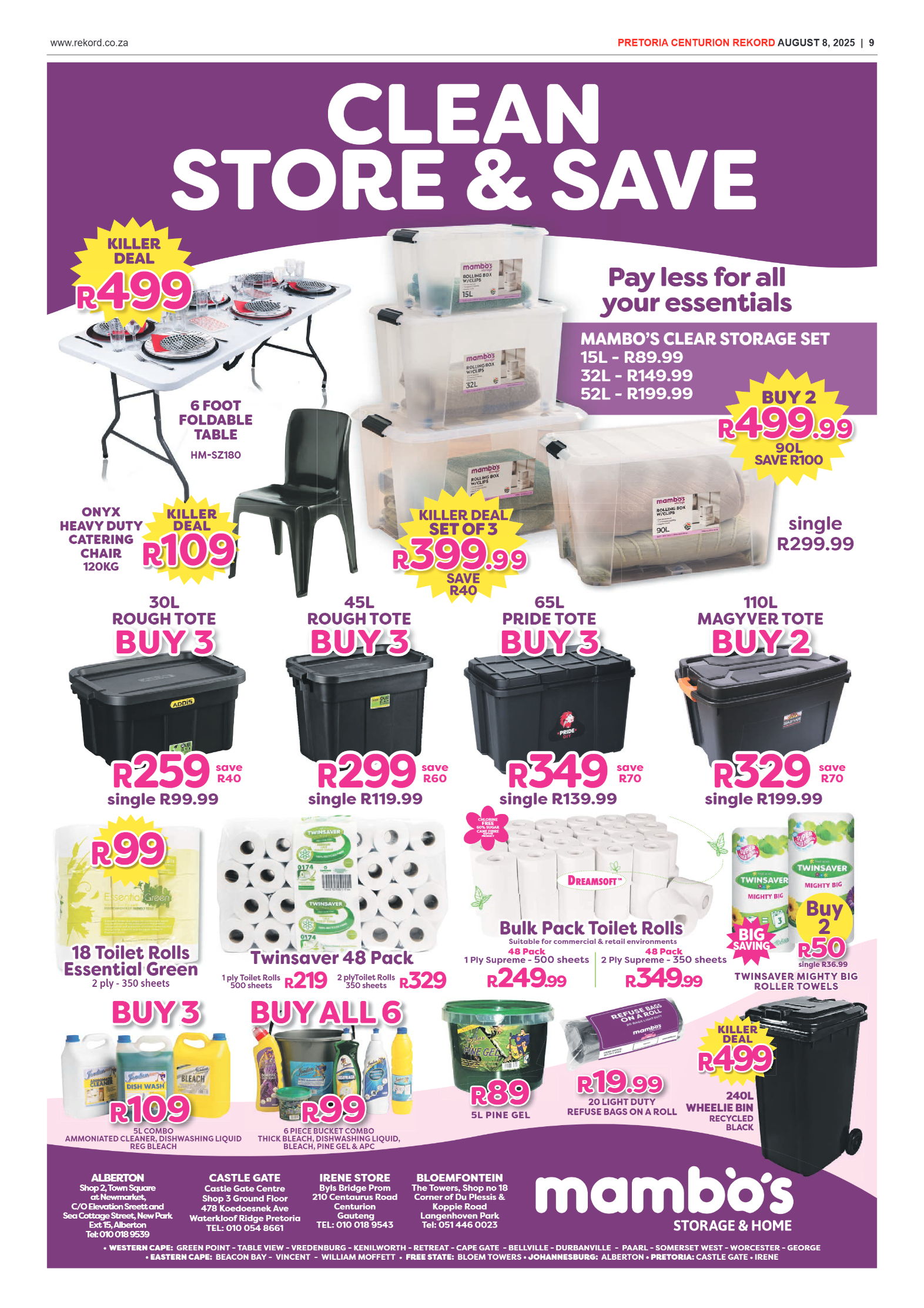 Rekord Centurion 8 August 2025 page 9