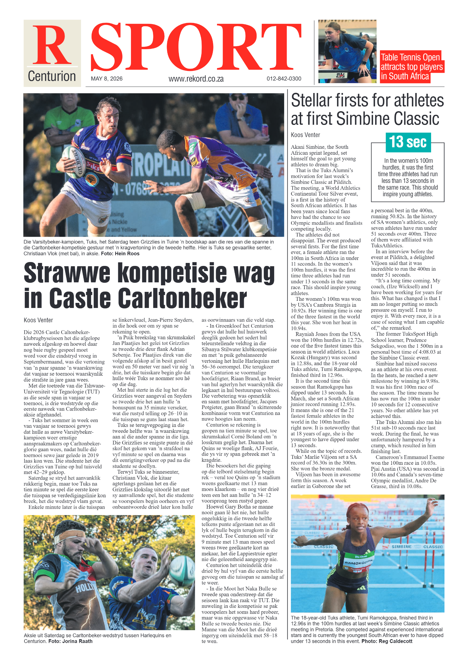 Rekord Centurion 8 May 2026 page 8