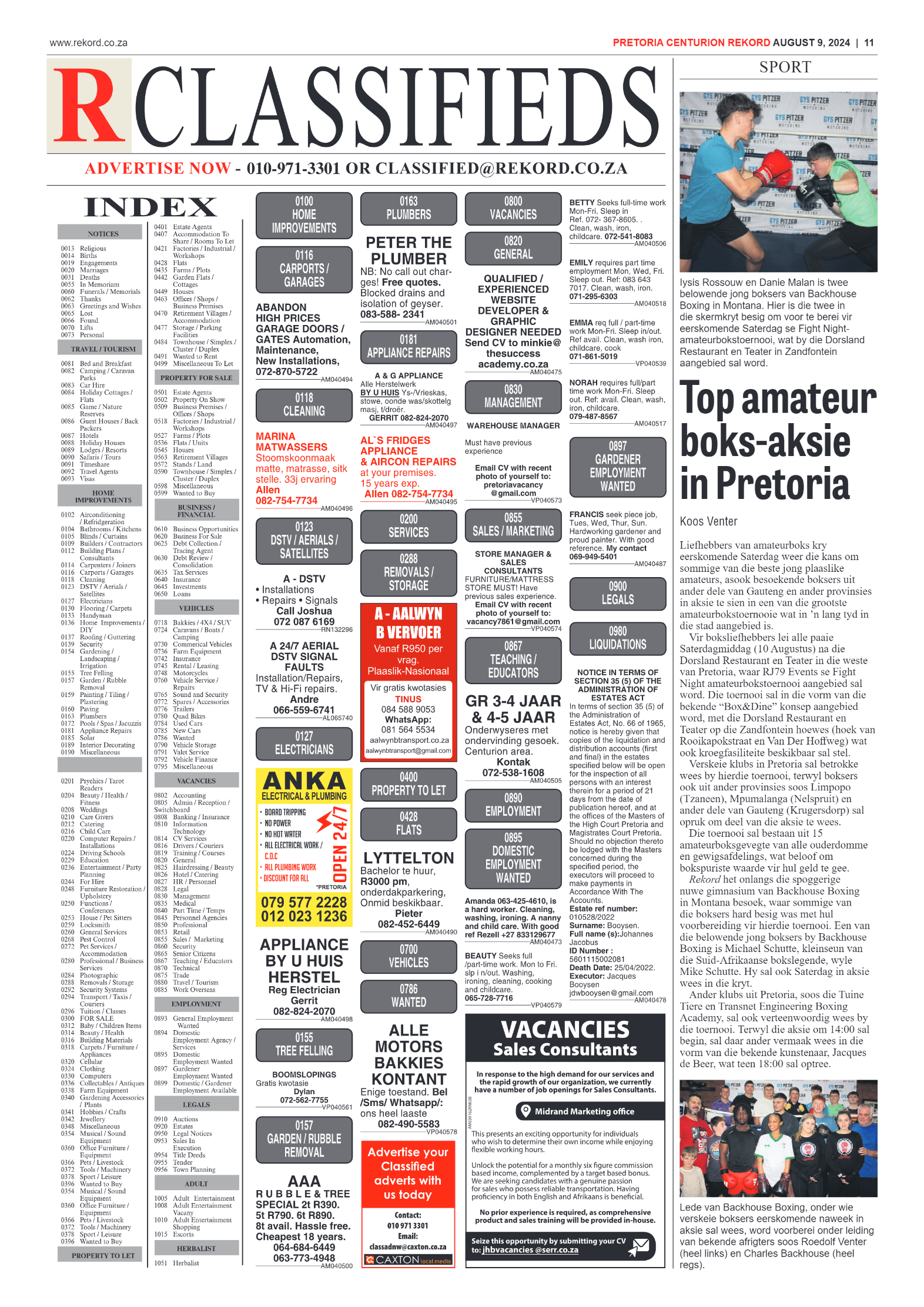 Rekord Centurion 9 August 2024 page 11