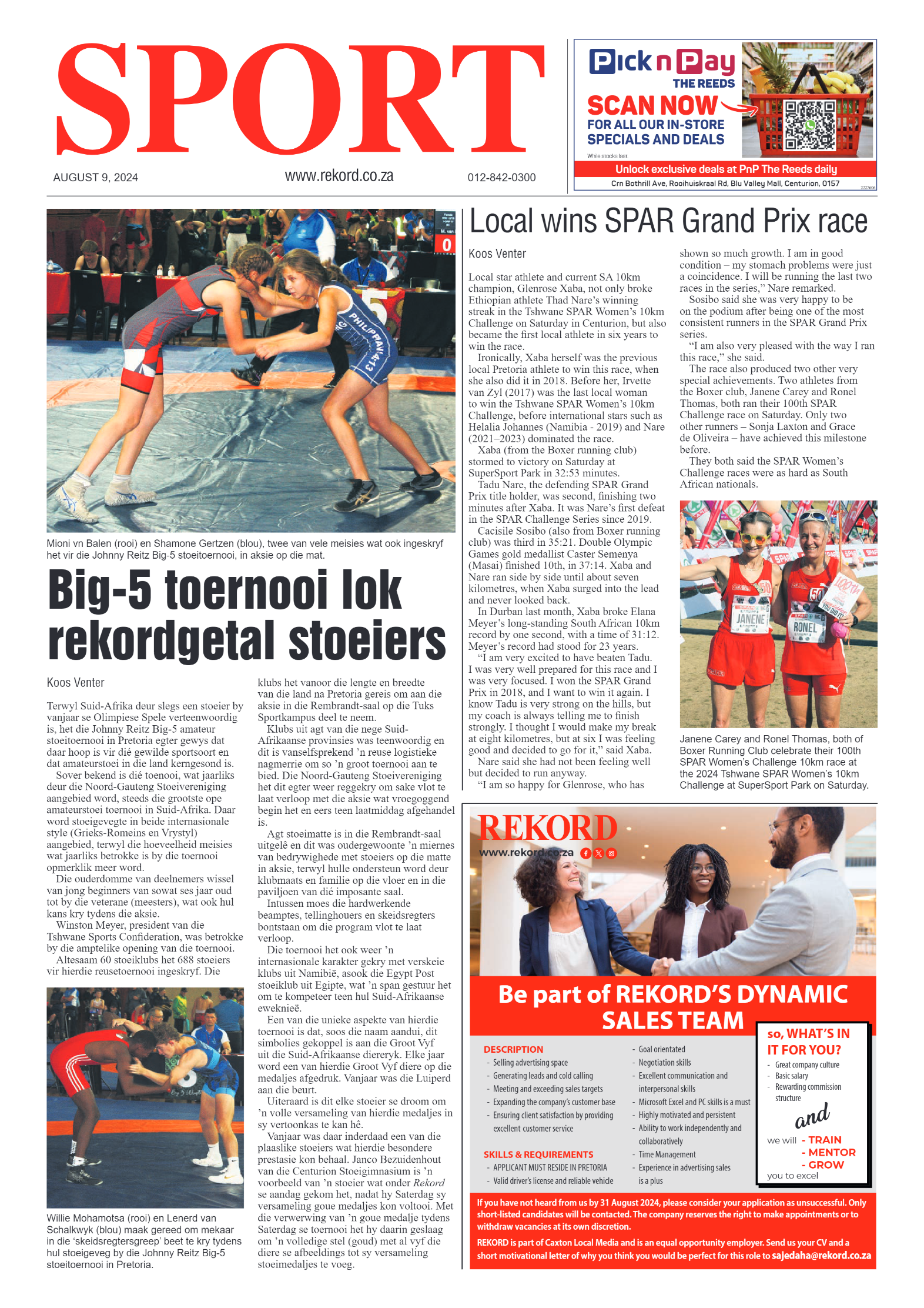 Rekord Centurion 9 August 2024 page 12