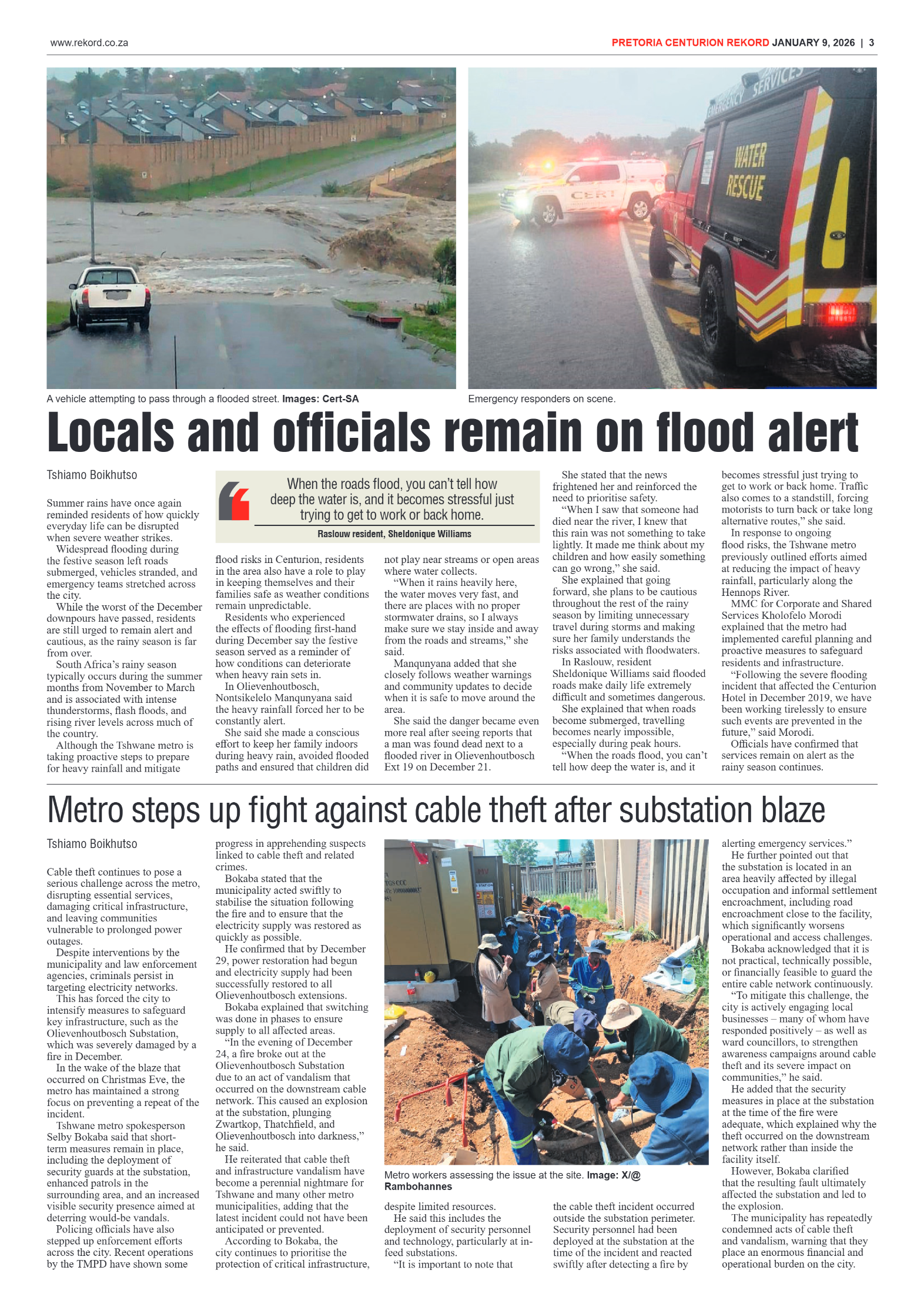 Rekord Centurion 9 January 2026 page 3