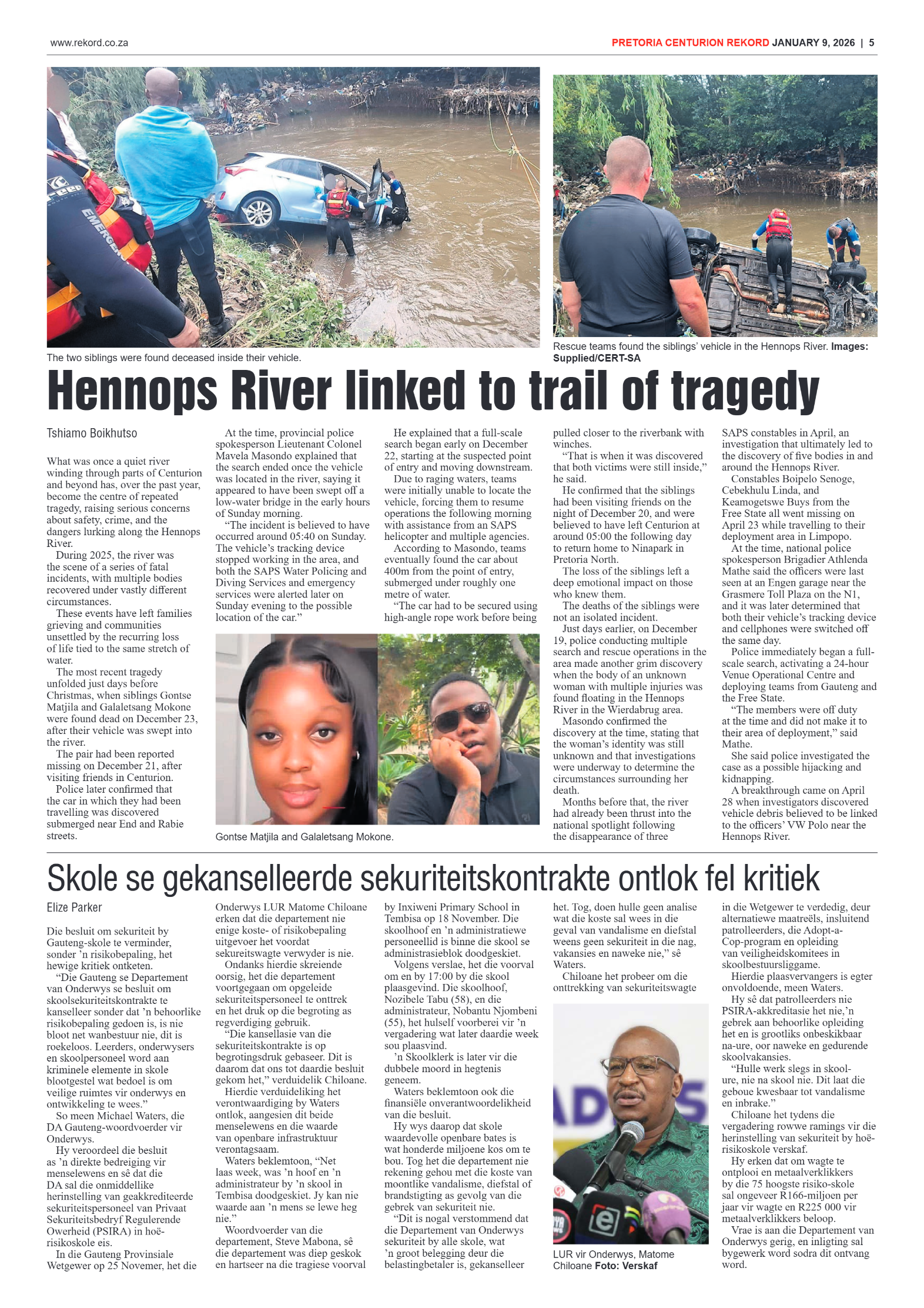 Rekord Centurion 9 January 2026 page 5