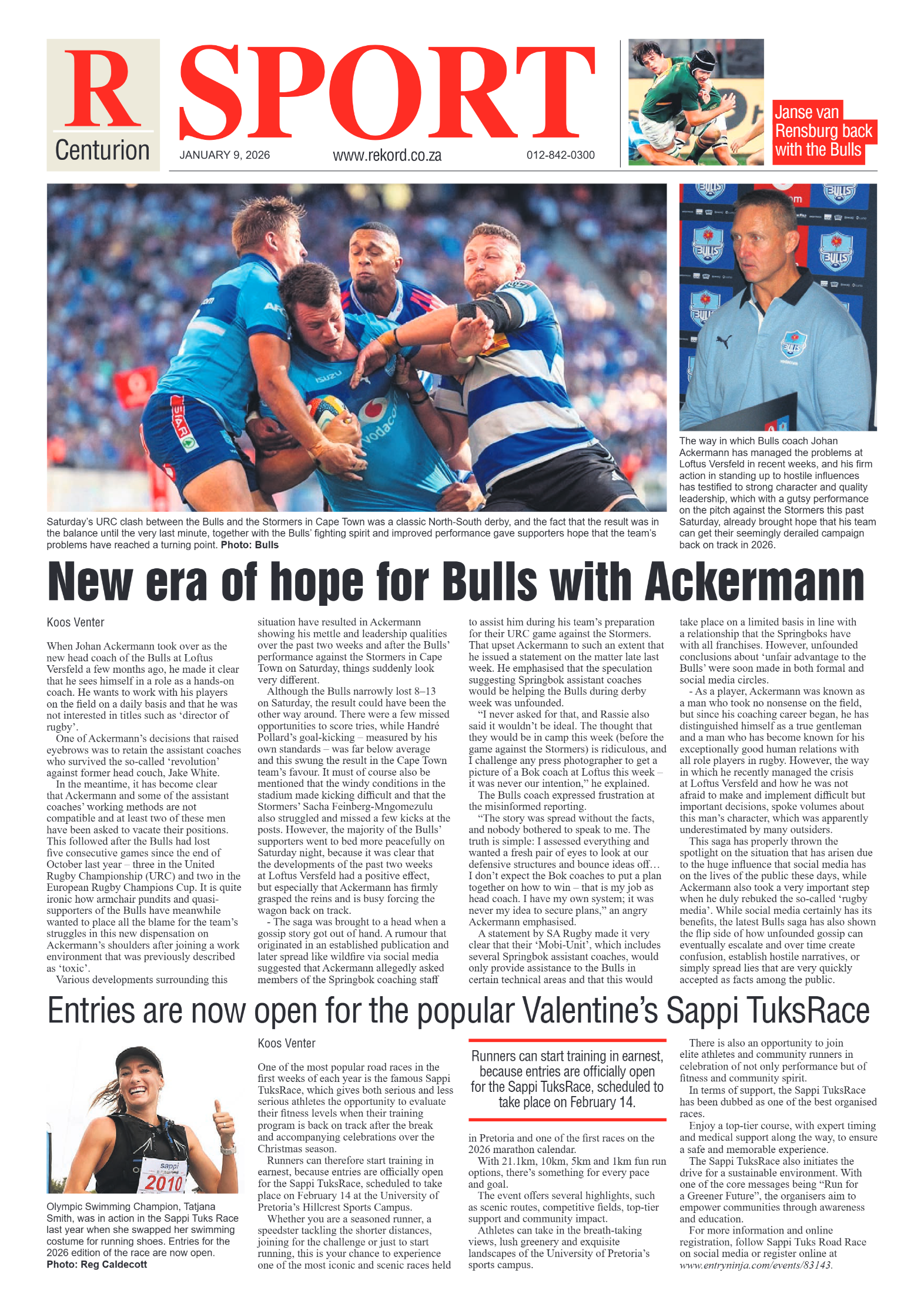 Rekord Centurion 9 January 2026 page 8