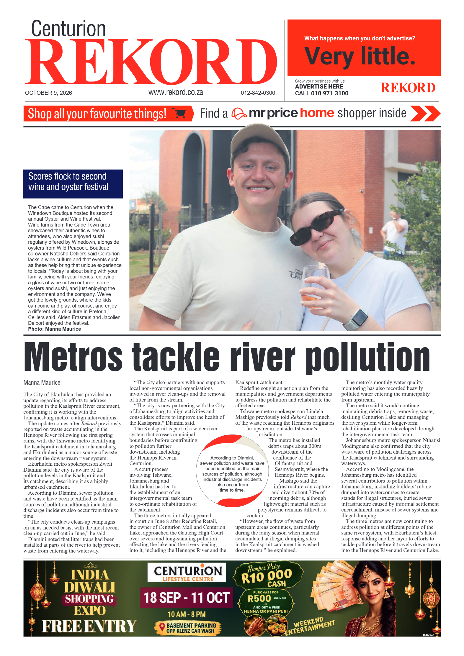 Rekord Centurion – 9 October 2026 page 3