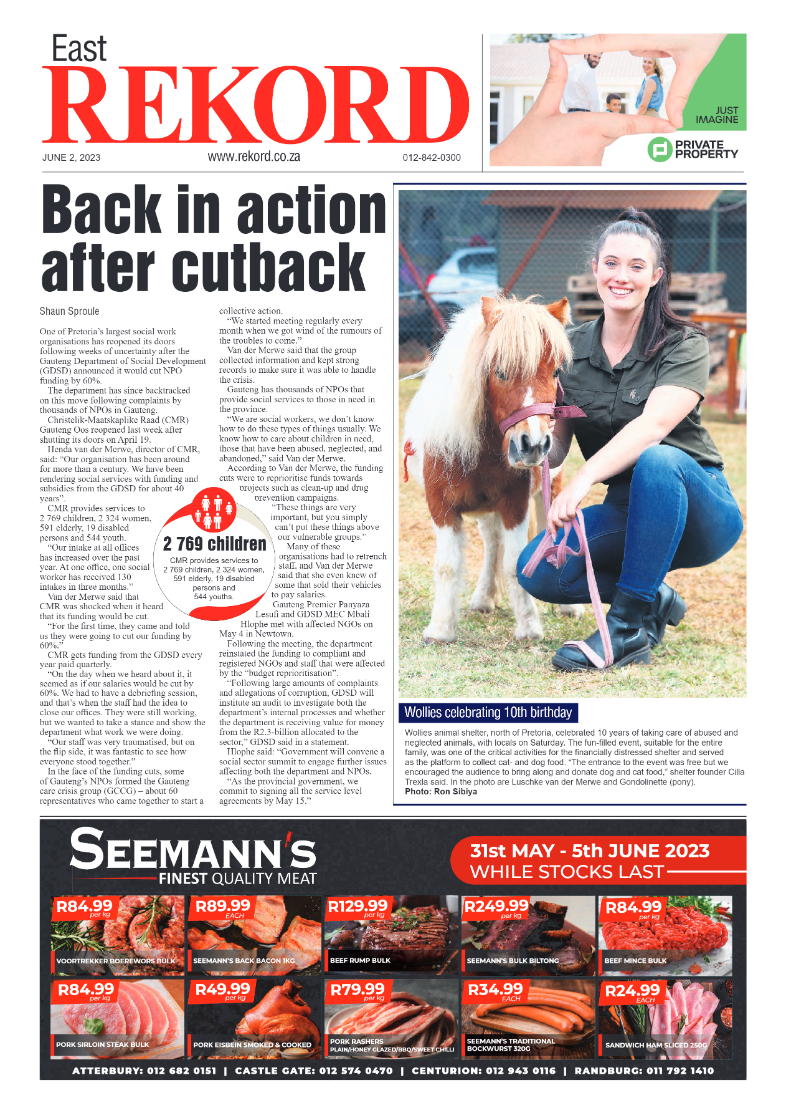 Rekord East 02 June 2023 page 1