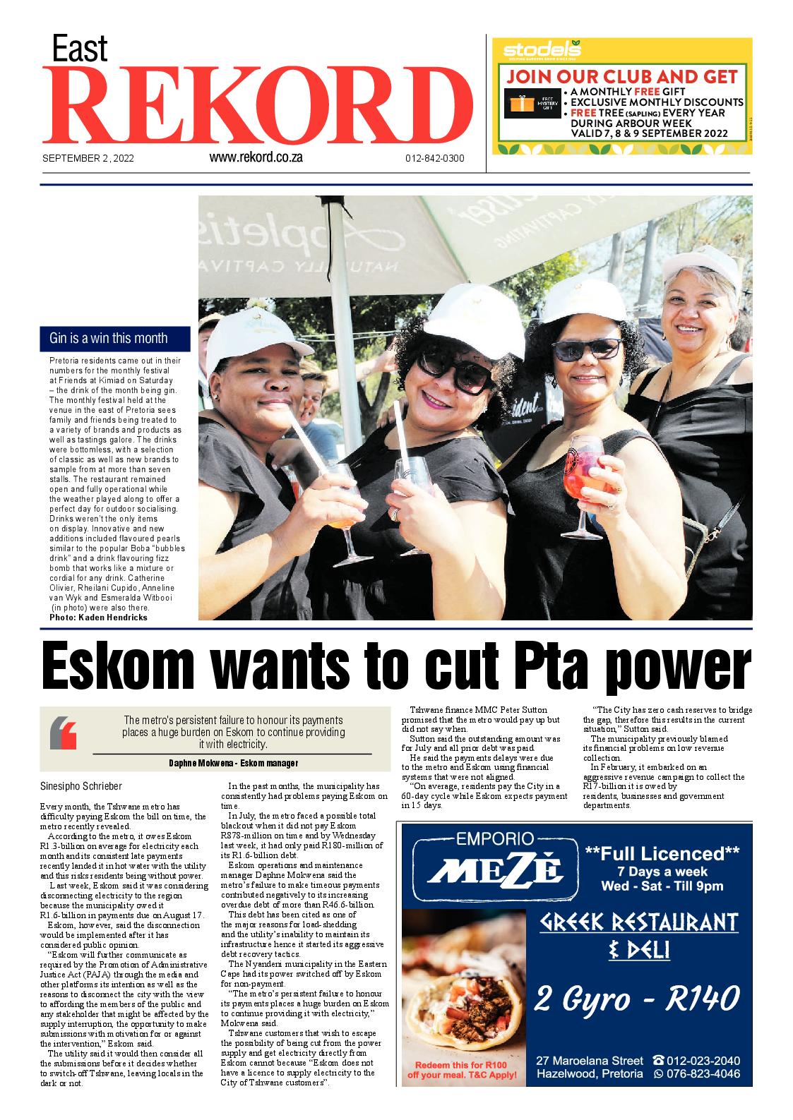 Rekord East 02 September 2022 page 1