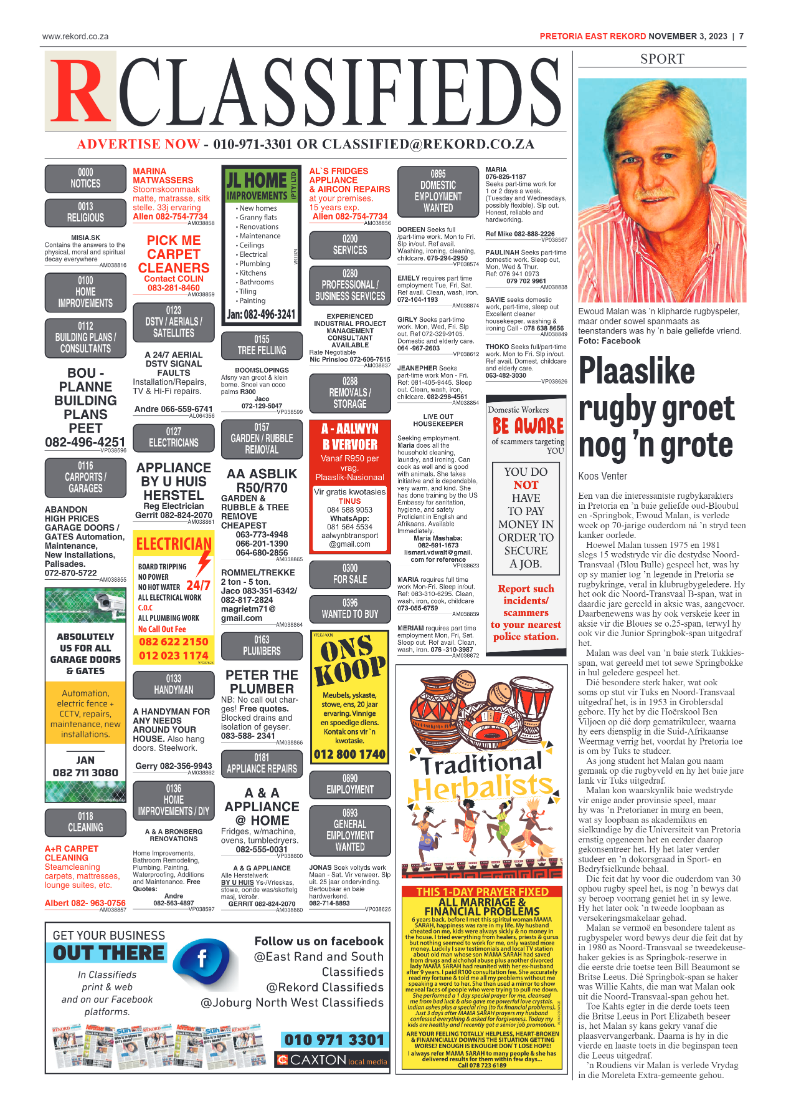 Rekord East 03 November 2023 page 7