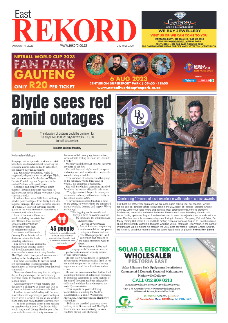 Rekord East 04 August 2023 page 1