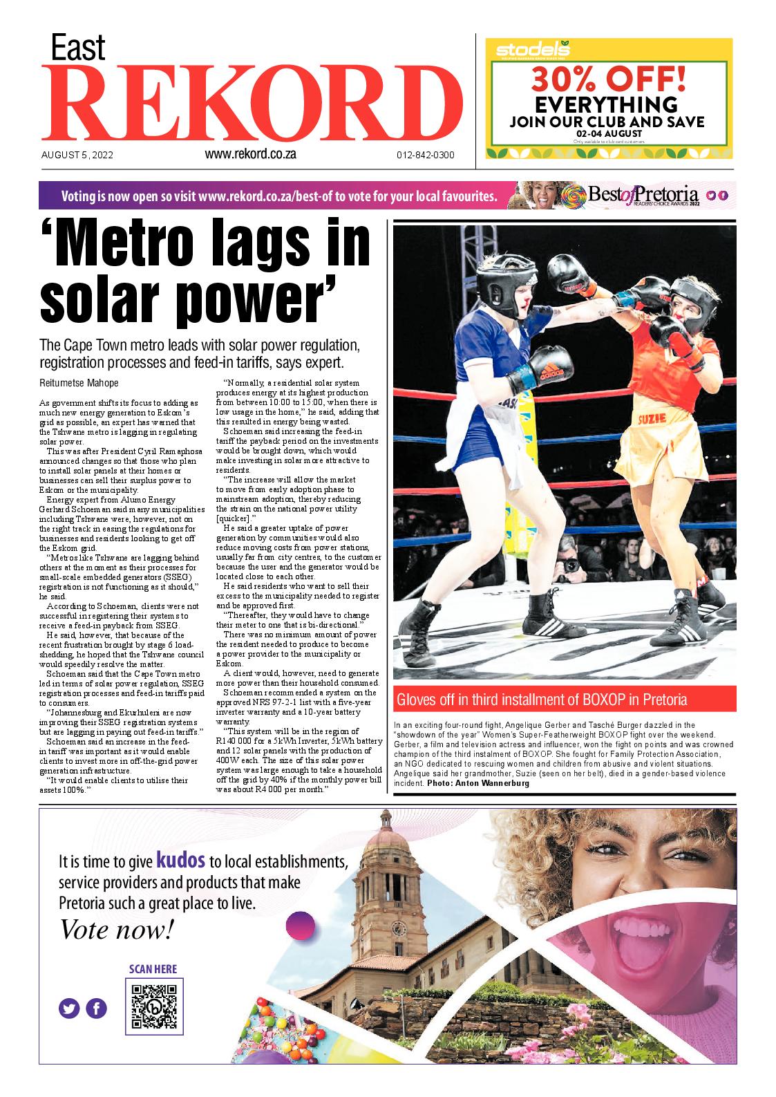 Rekord East 05 August 2022 page 1