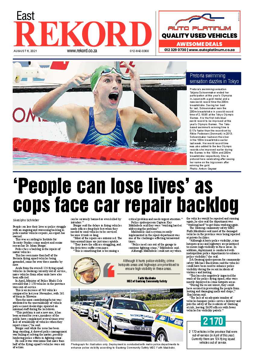 Rekord East 06 August 2021 page 1