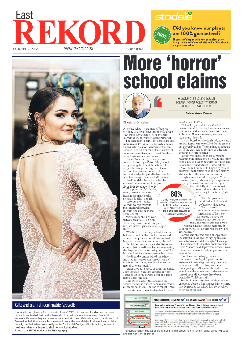Rekord East 07 October 2022 page 1