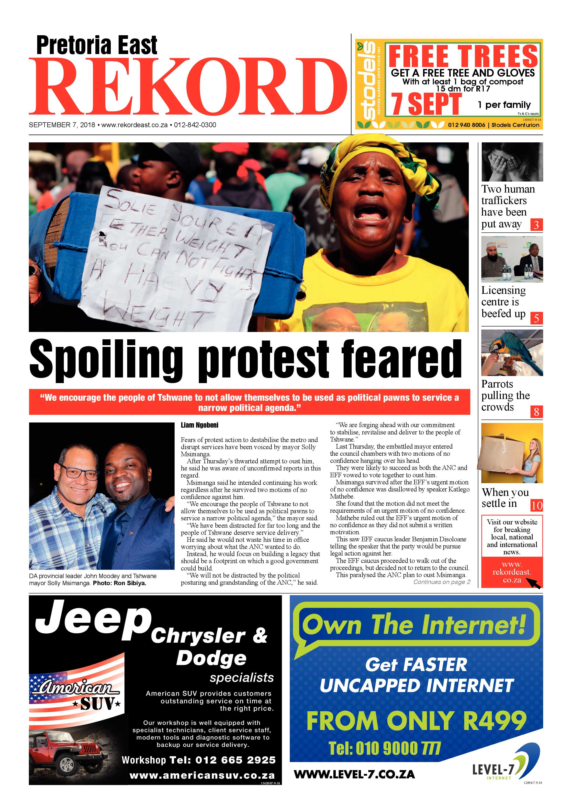 Rekord East 07 September 2018 page 1