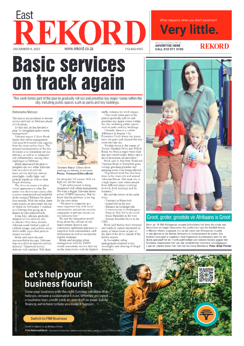 Rekord East 08 December 2023 page 1