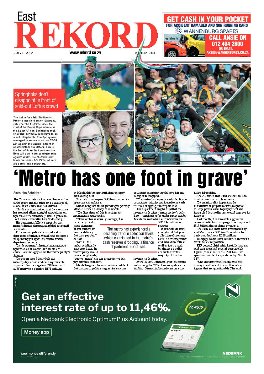 Rekord East 08 July 2022 page 1