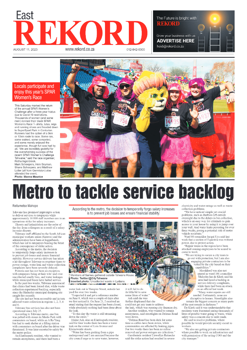 Rekord East 09 August 2023 page 1