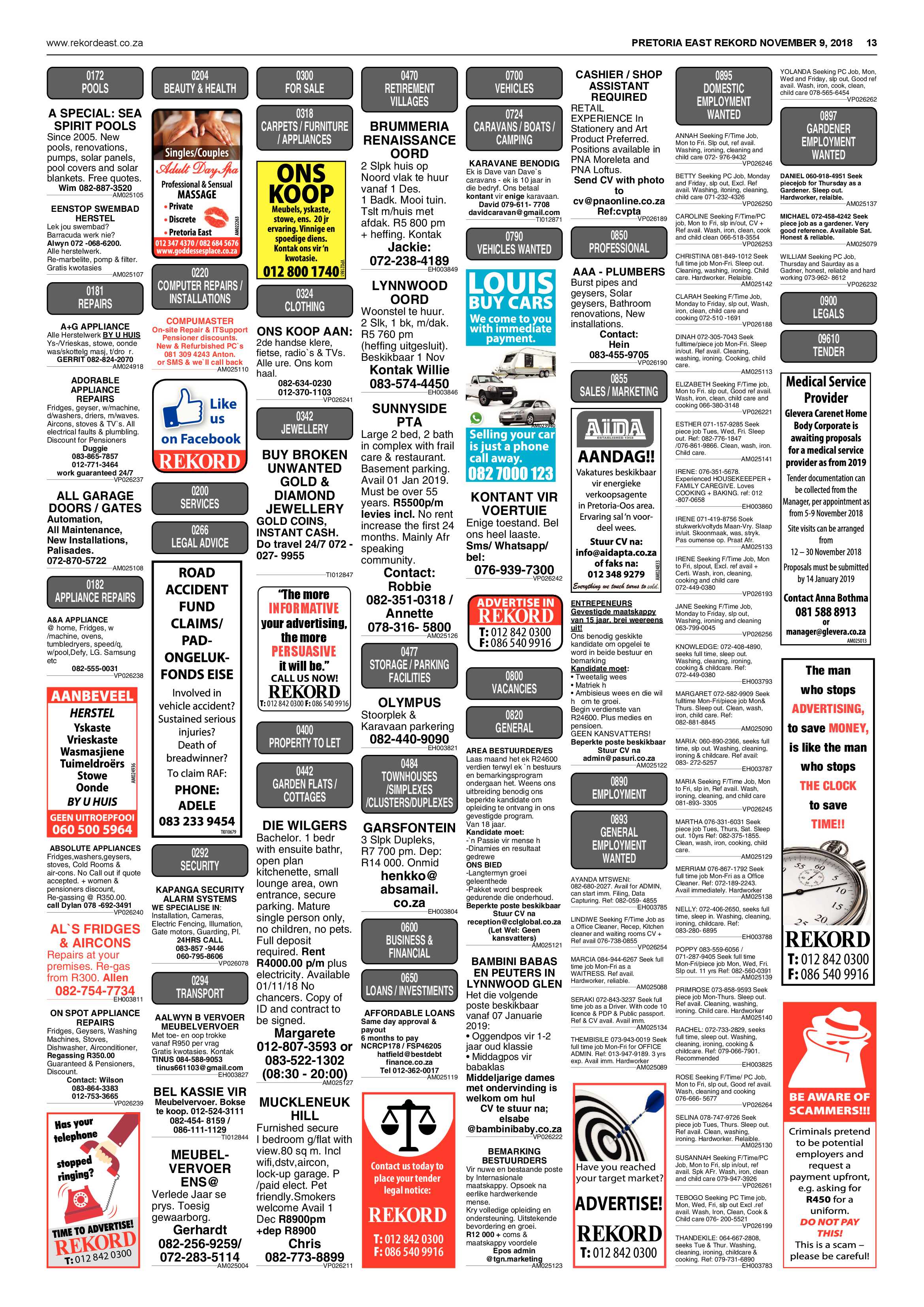 Rekord East 09 November 2018 page 13