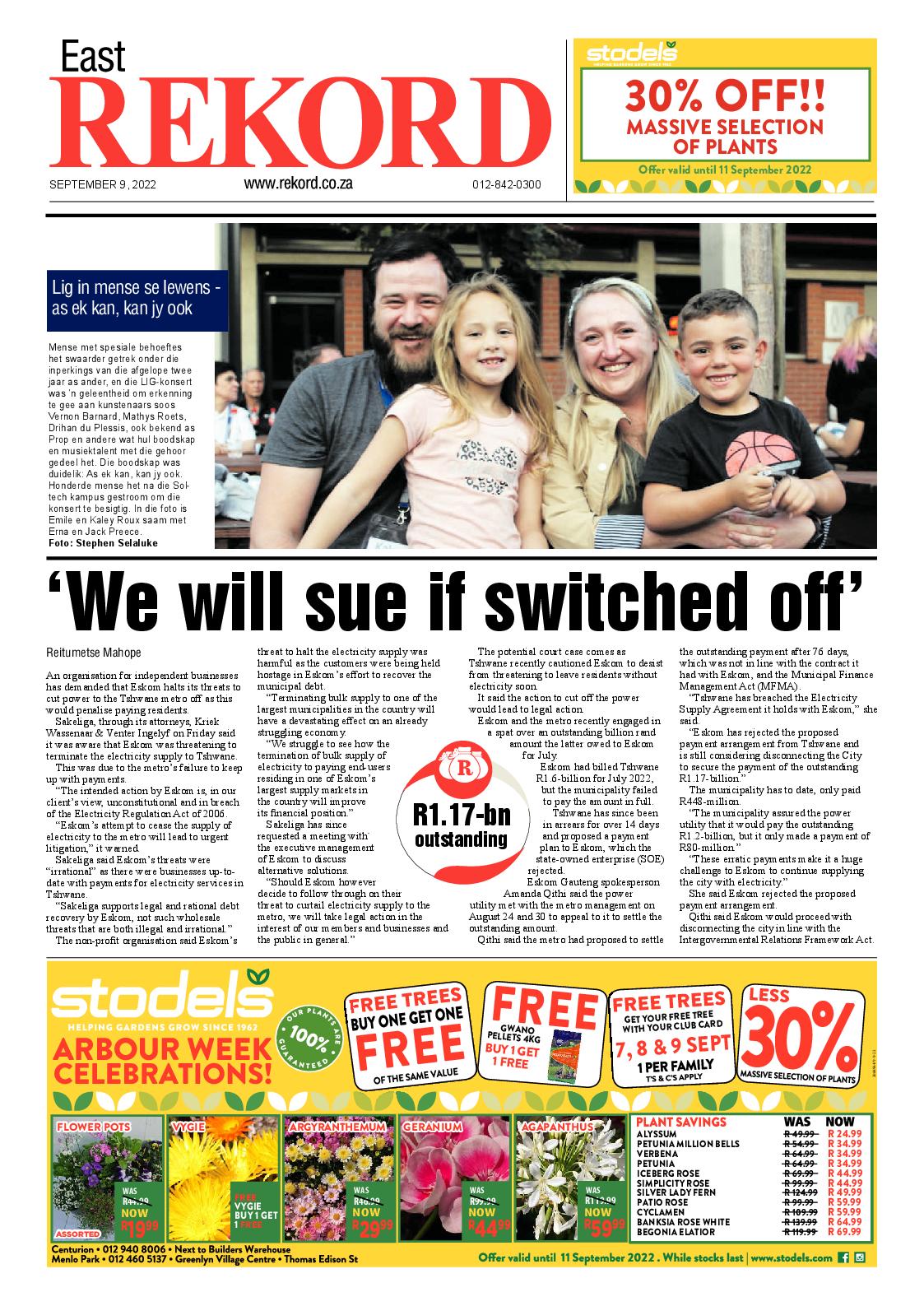 Rekord East 09 September 2022 page 1