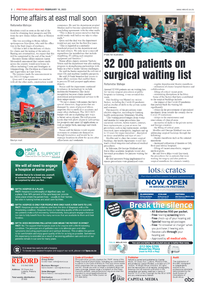 Rekord  East 10 February 2023 page 2