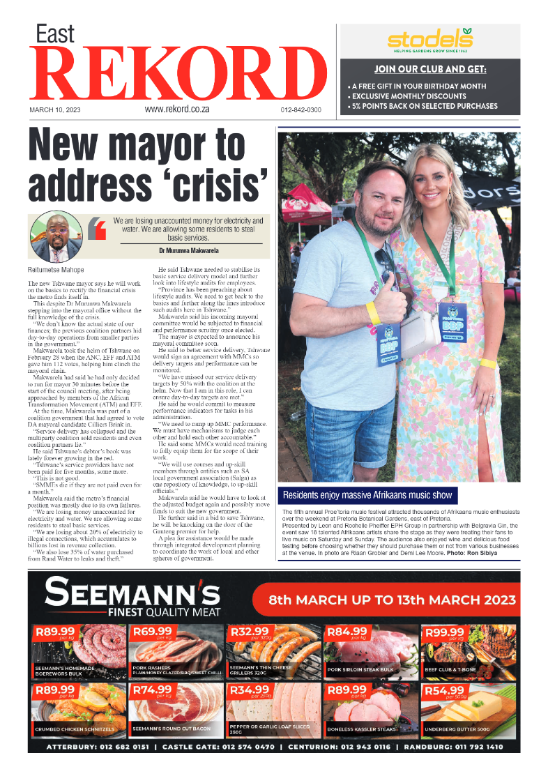 Rekord East 10 March 2023 page 1