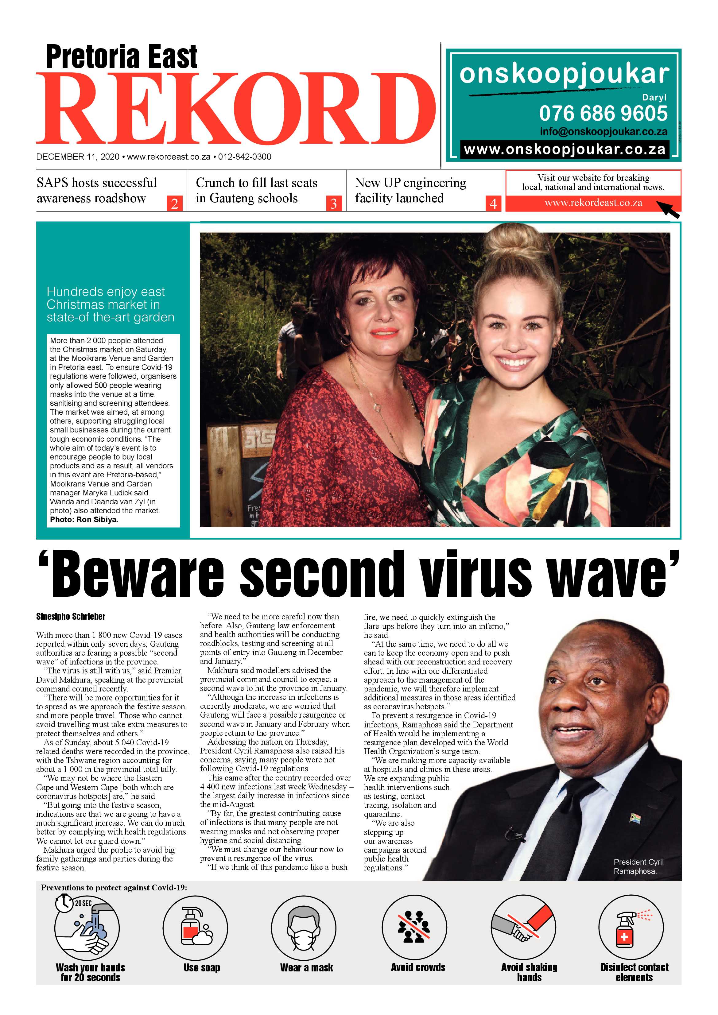 Rekord East 11 December 2020 page 1