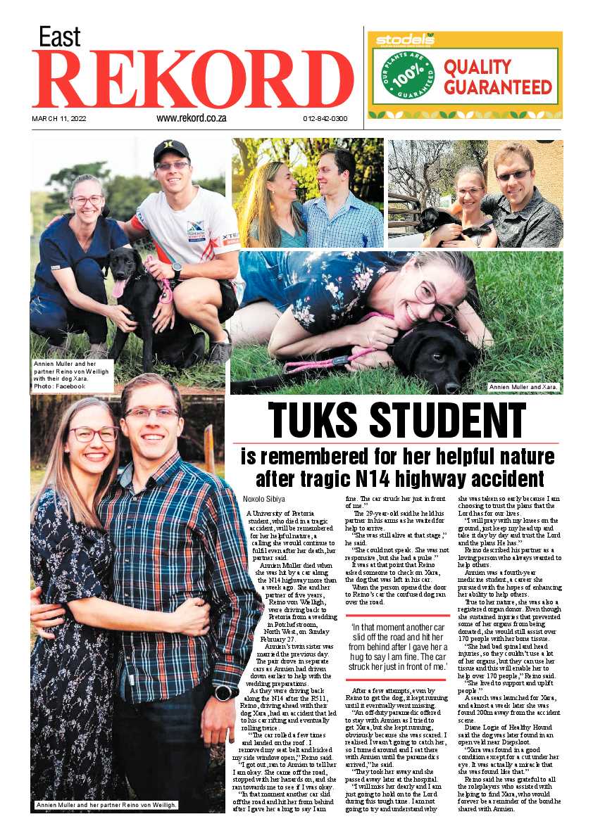 Rekord East 11 March 2022 page 1