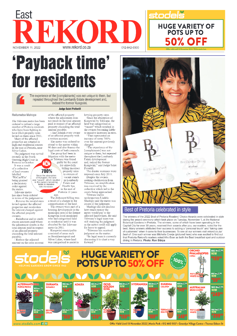 Rekord East 11 November 2022 page 1
