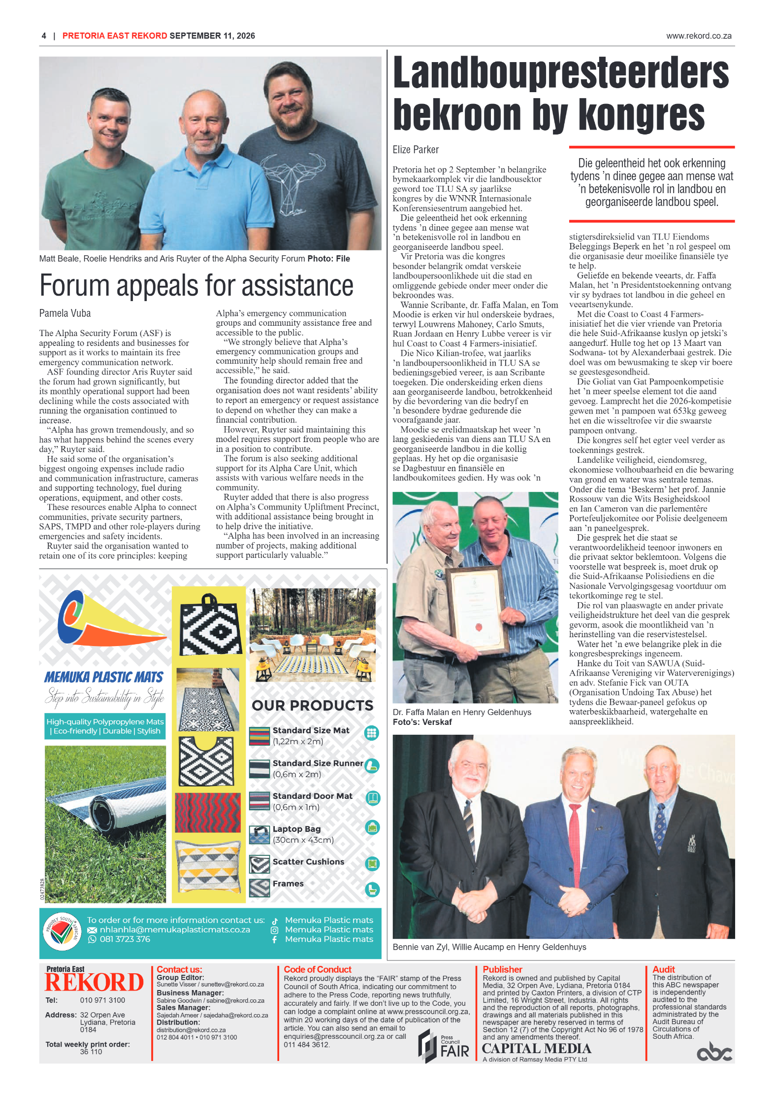 Rekord East 11 September 2026 page 6