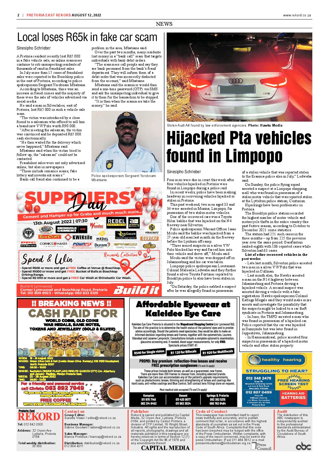 Rekord East 12 August 2022 page 2