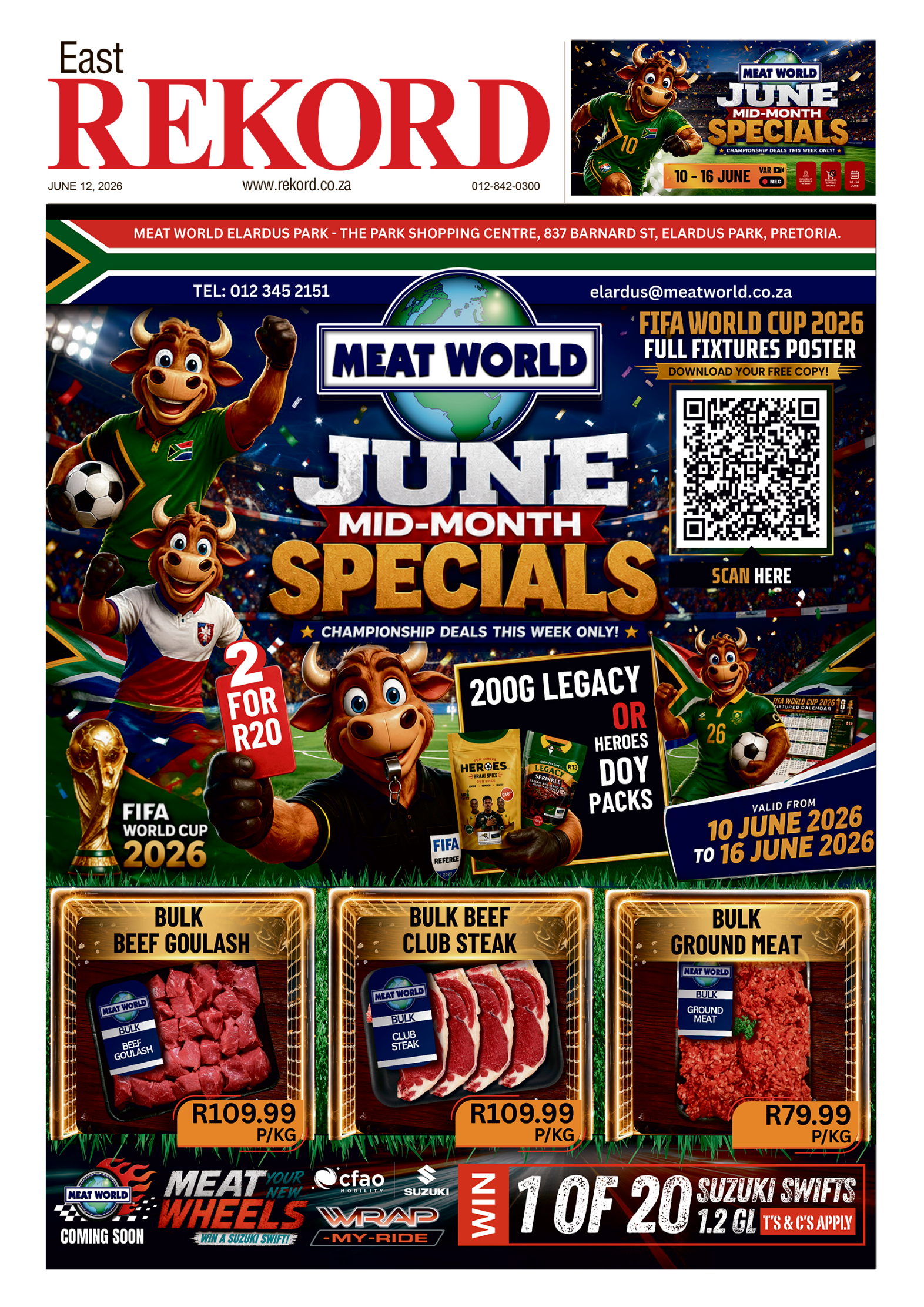 Rekord East 12 June 2026 page 1