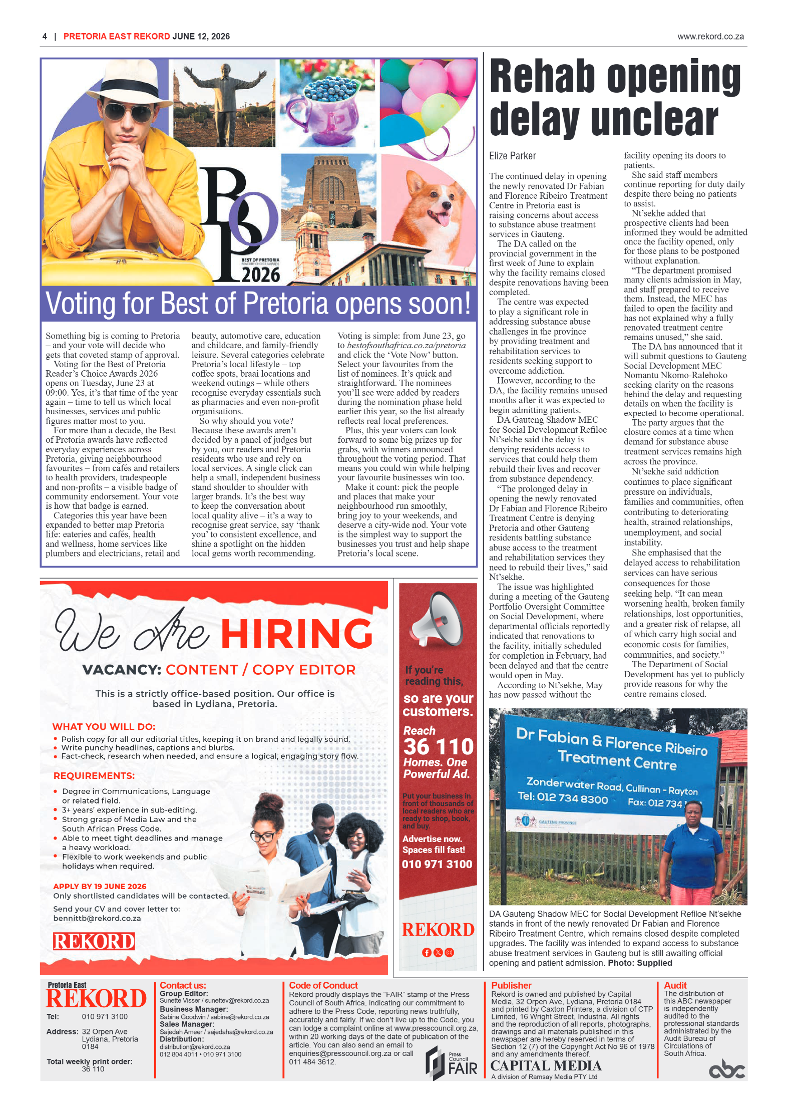 Rekord East 12 June 2026 page 6