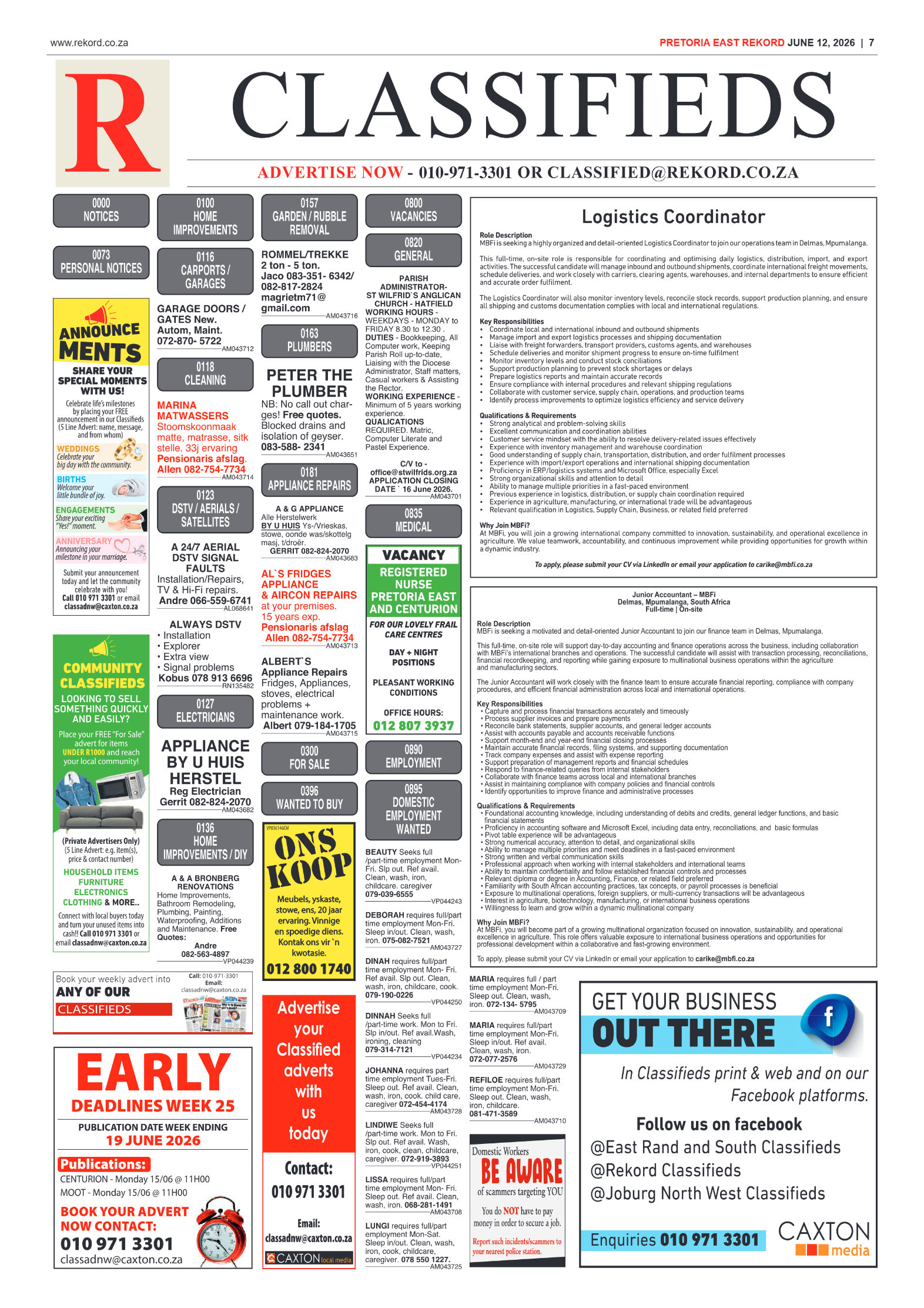 Rekord East 12 June 2026 page 9