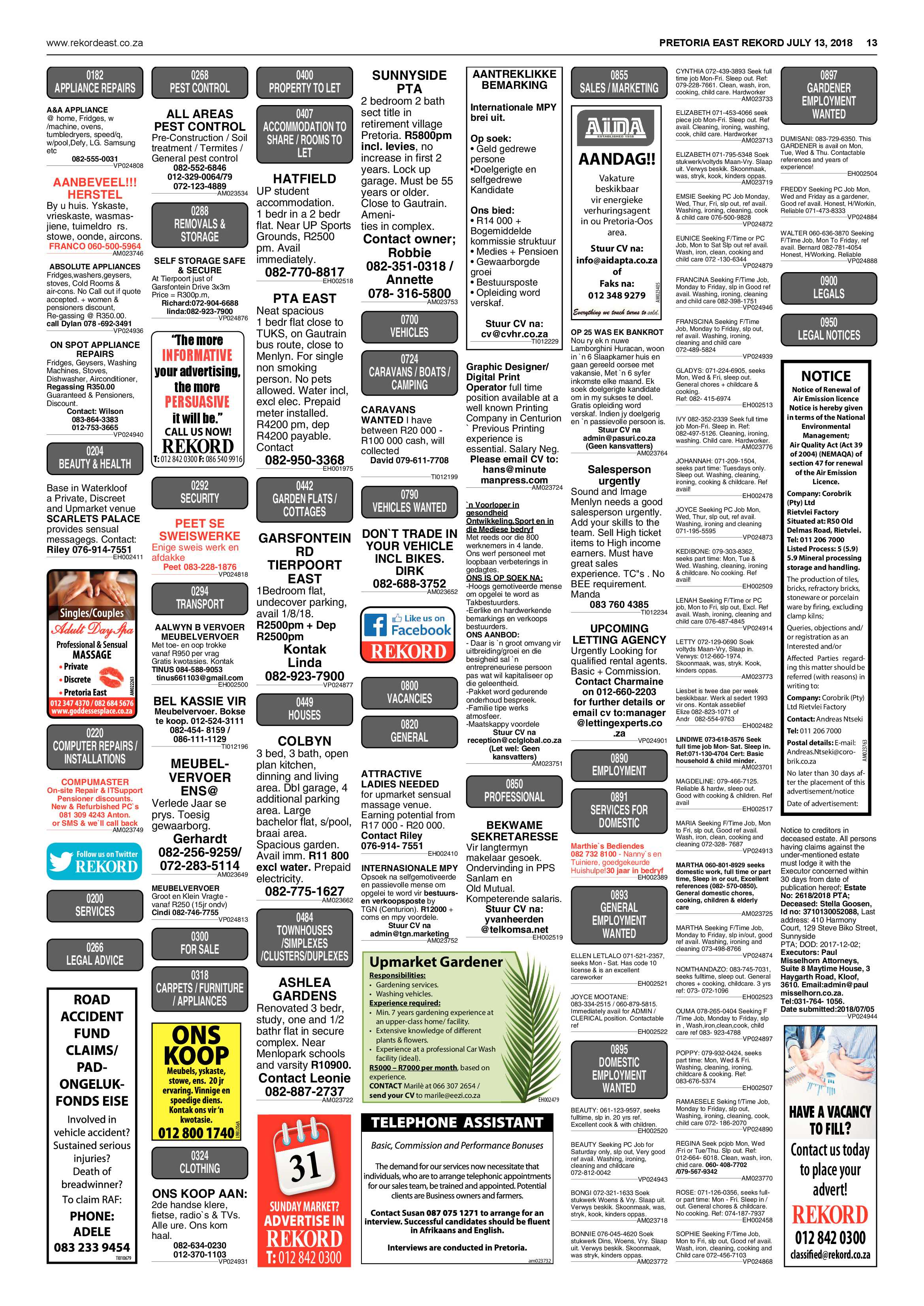 Rekord East 13 July 2018 page 13