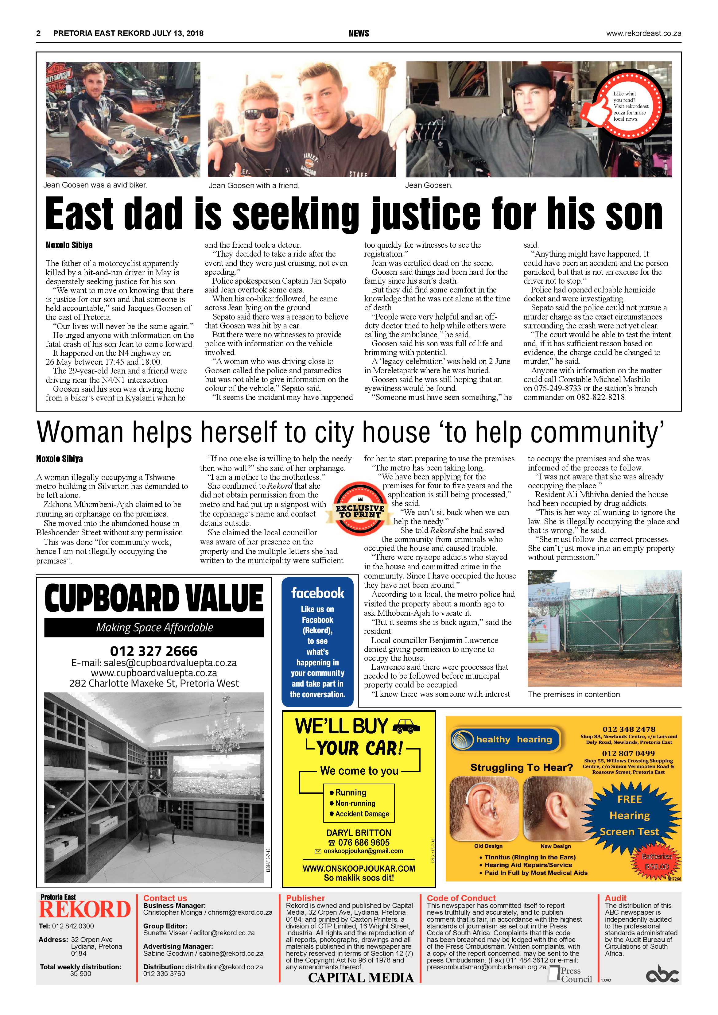 Rekord East 13 July 2018 page 2