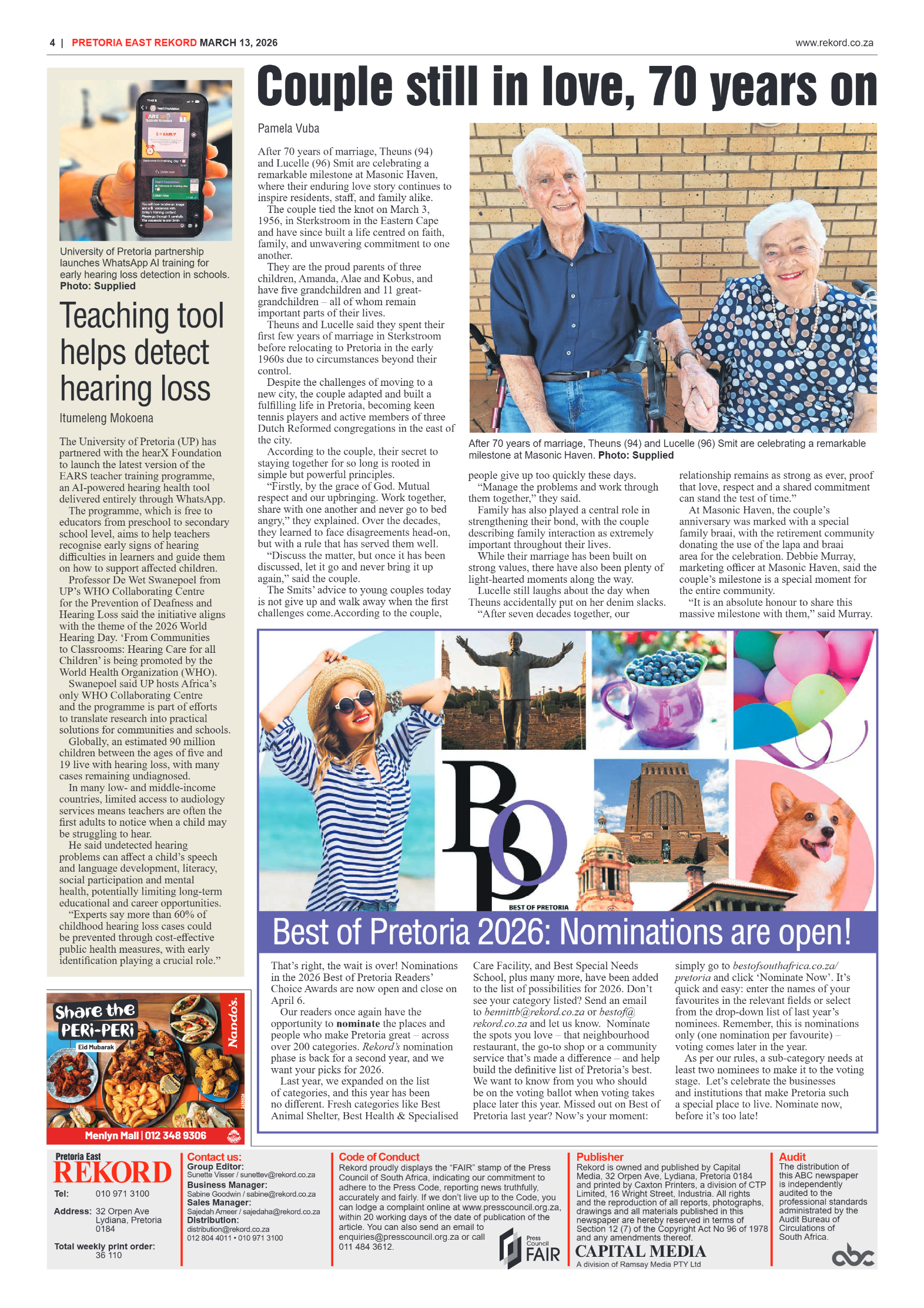 Rekord East 13 March 2026 page 6