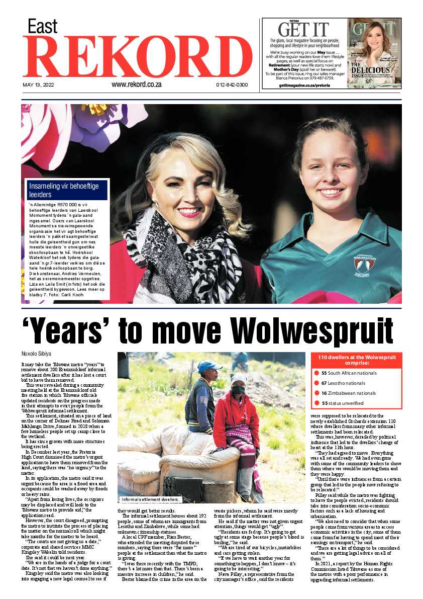 Rekord East 13 May 2022 page 1