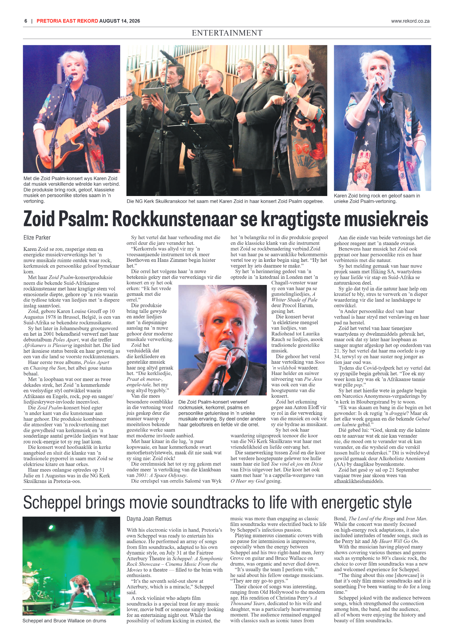 Rekord East 14 August 2026 page 6