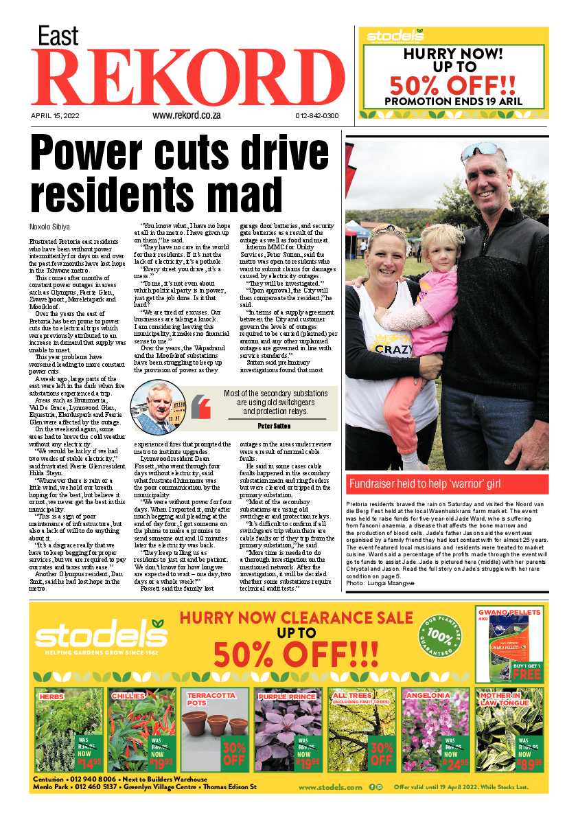 Rekord East 15 April 2022 page 1