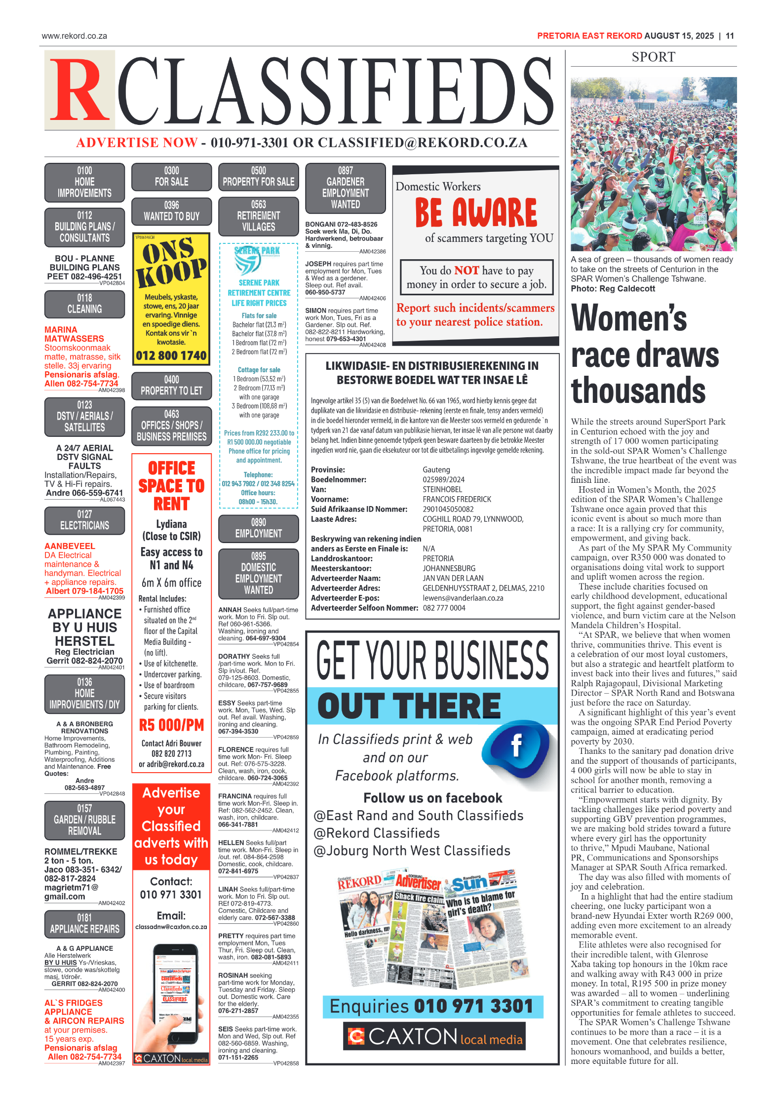 Rekord East 15 August 2025 page 13