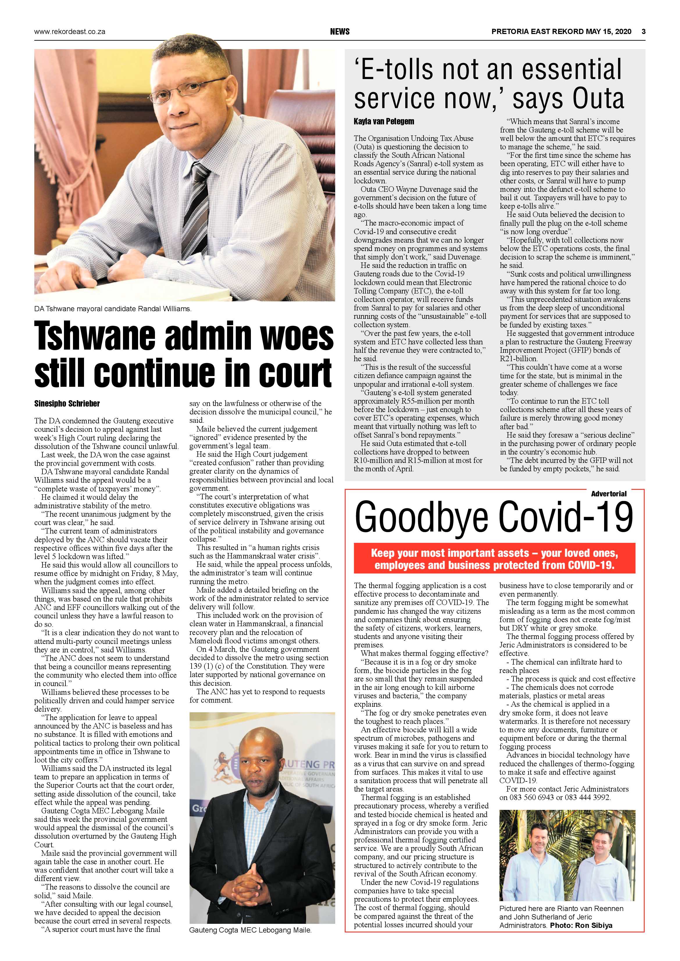 Rekord East 15 May 2020 page 3
