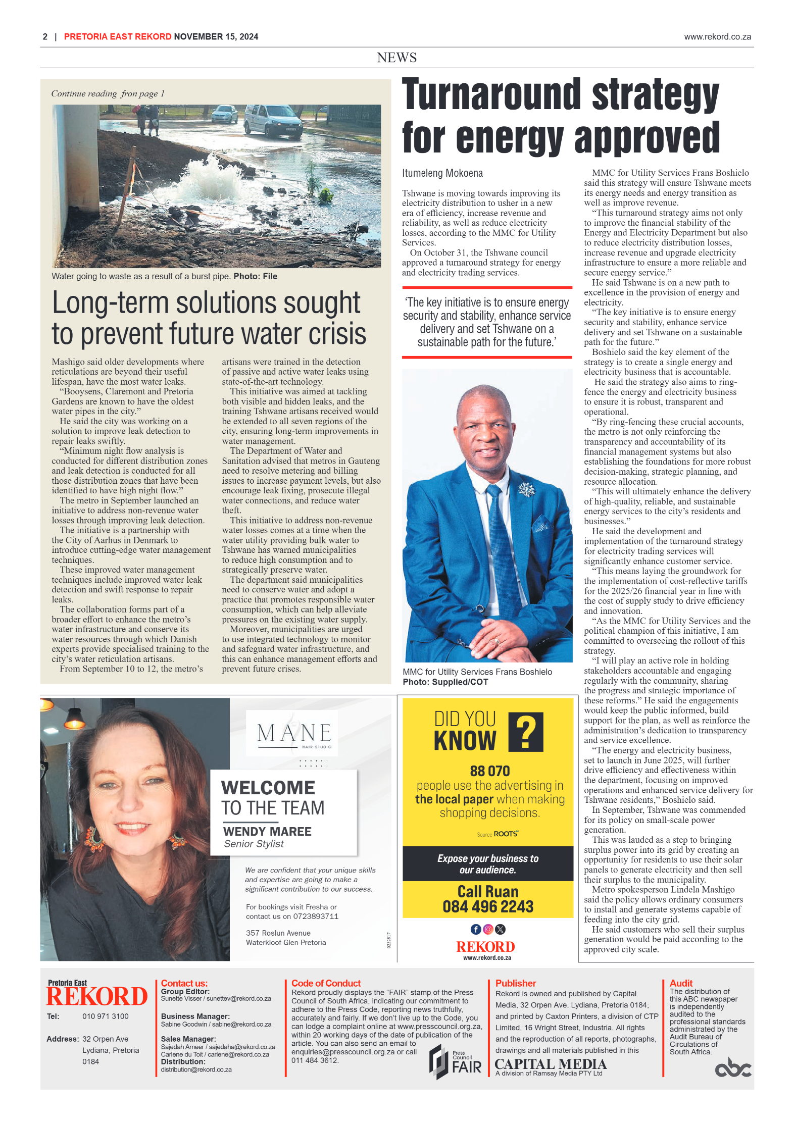 Rekord East 15 November 2024 page 2