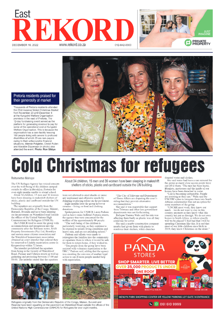 Rekord East 16 December 2022 page 1