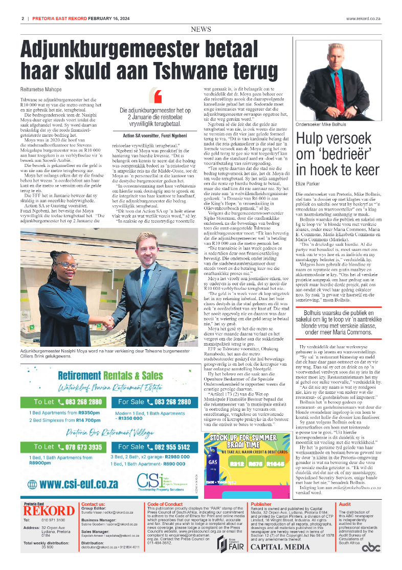 Rekord East 16 February 2024 page 2