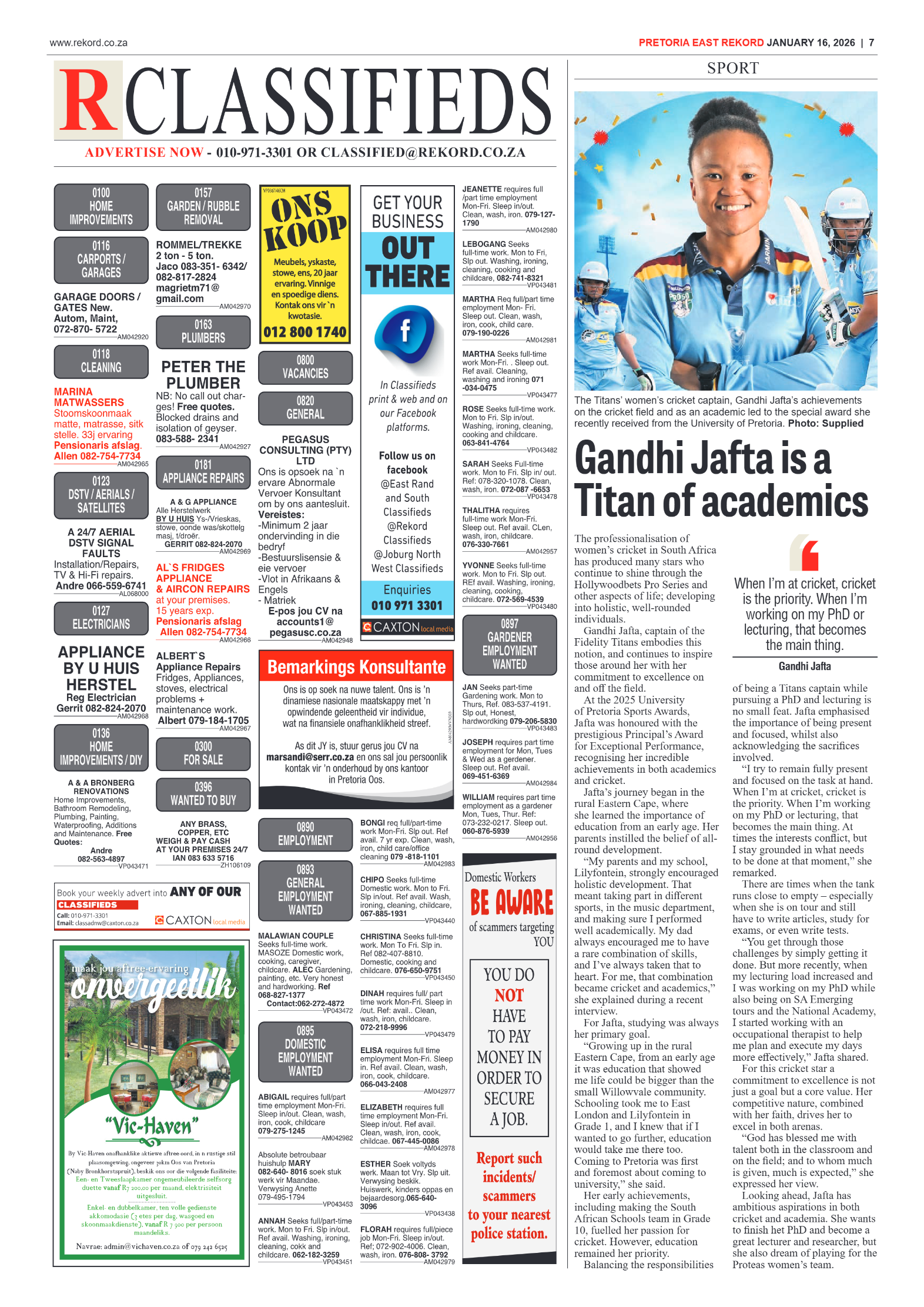 Rekord East 16 January 2026 page 9