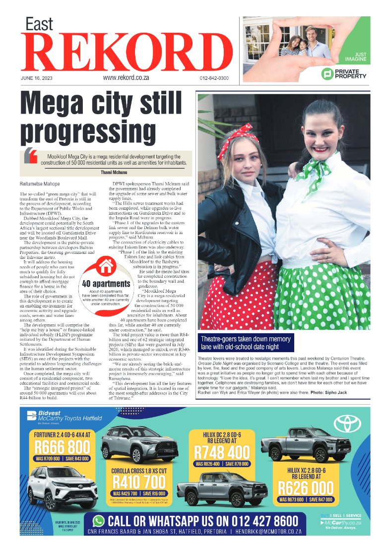 Rekord East 16 June 2023 page 1