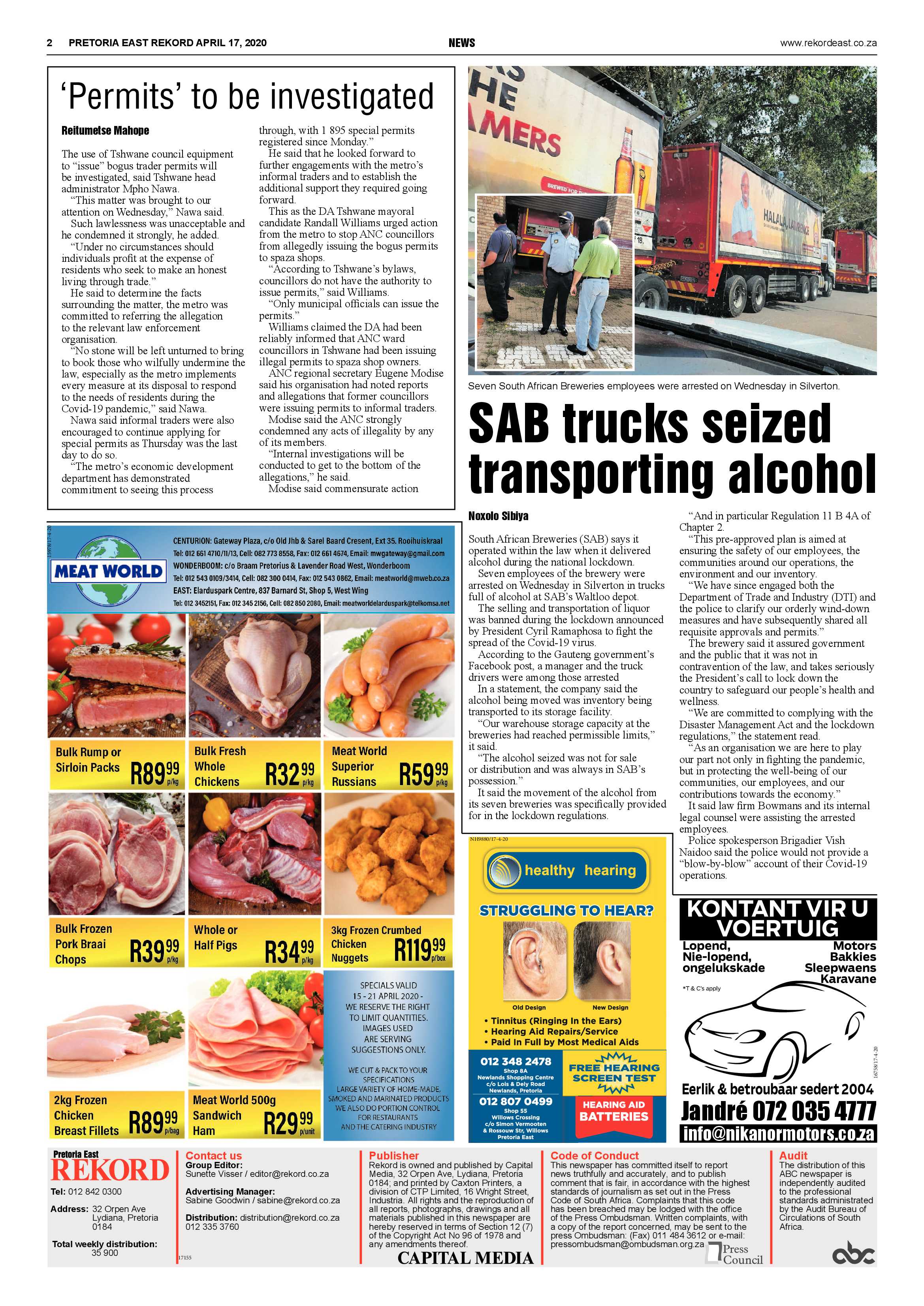 Rekord East 17 April 2020 page 2