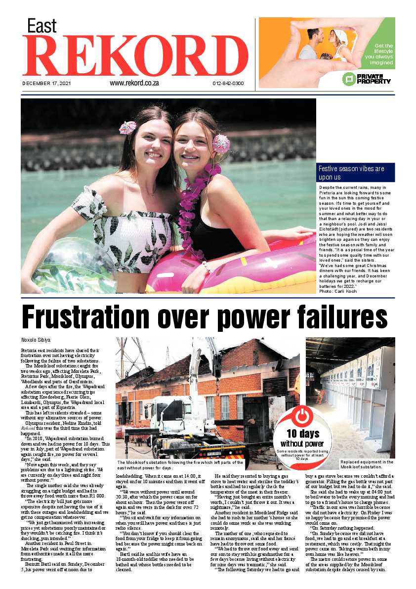 Rekord East 17 December 2021 page 1